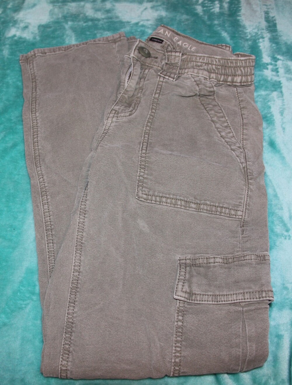 Womens Green Cargo Pants